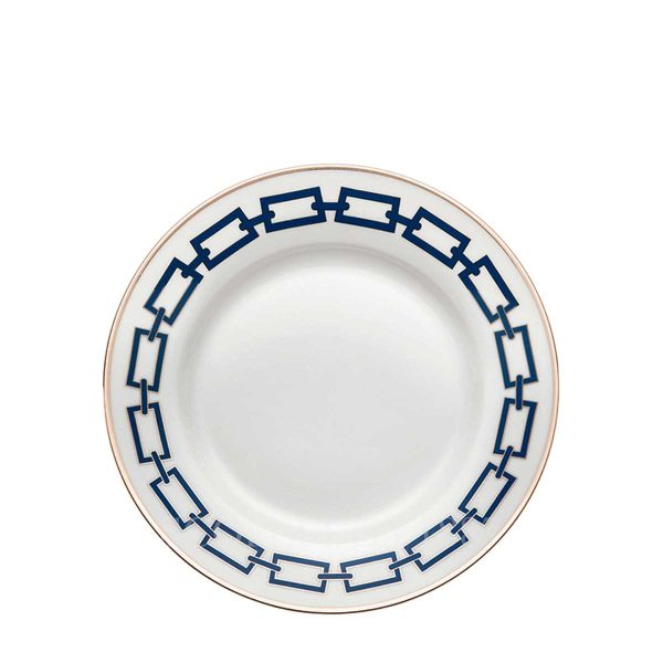 ginori catene blue dessert plate