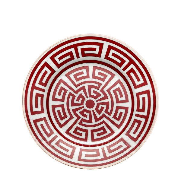 richard ginori dessert plate labirinto red