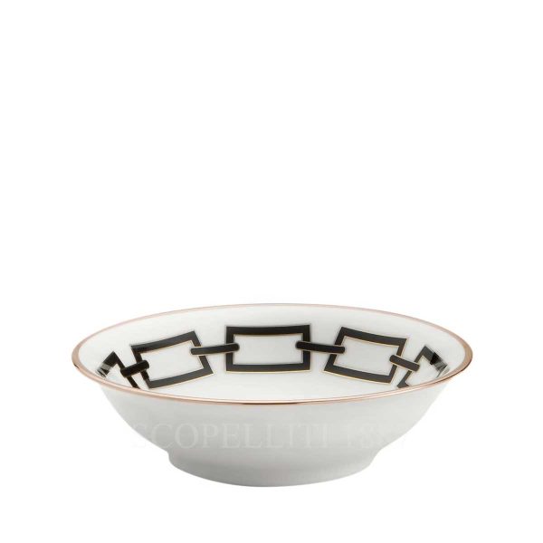 Ginori Fruit Bowl Catene Black