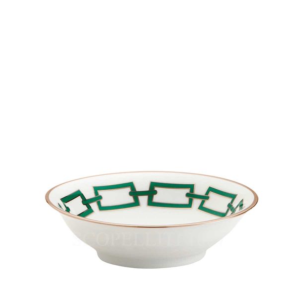 richard ginori fruit bowl catene green