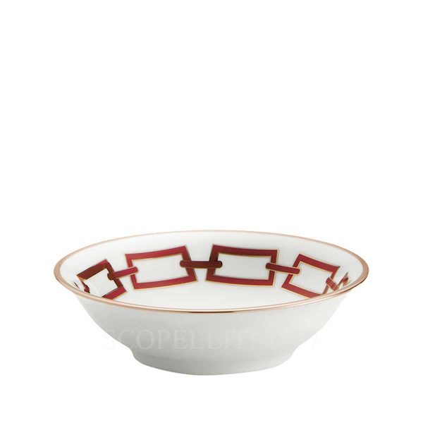 richard ginori fruit bowl catene red