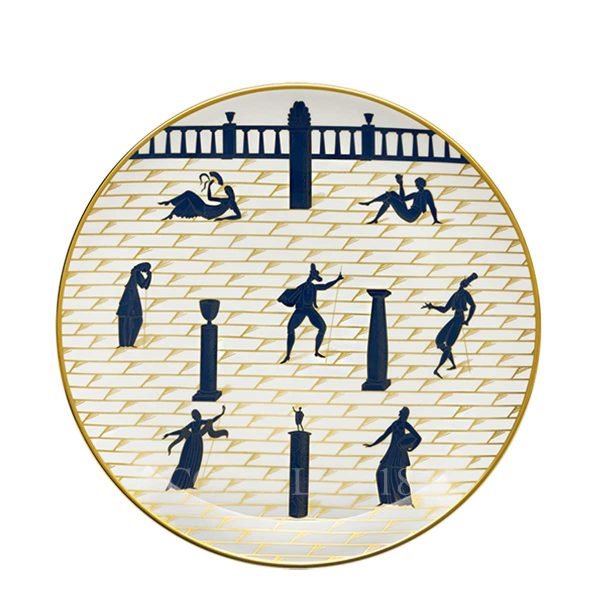 richard ginori gio ponti plate passeggiata archeologica white