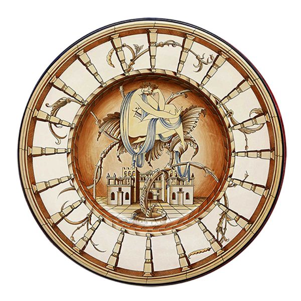 richard ginori gio ponti plate white isabella