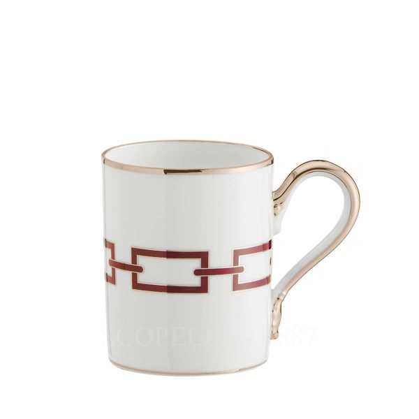 richard ginori mug catene red