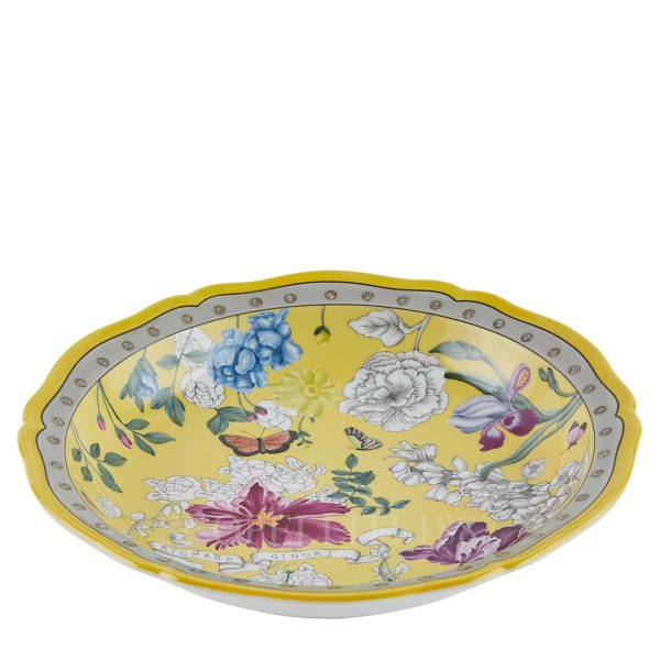 richard ginori plate giardino dell'iris yellow