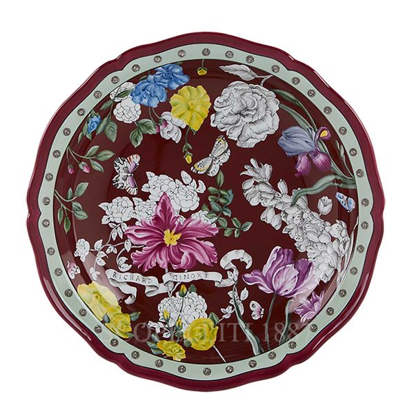 richard ginori plate giardino dell'iris purple