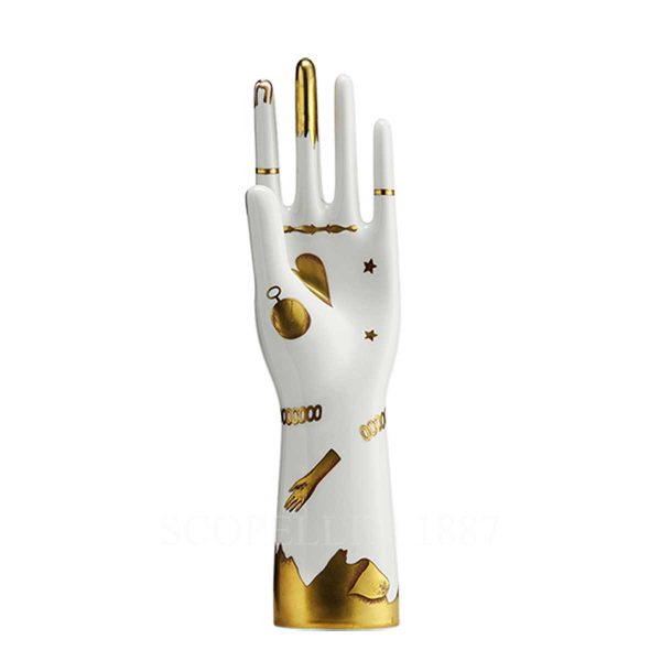 richard ginori porcelain hand in gold