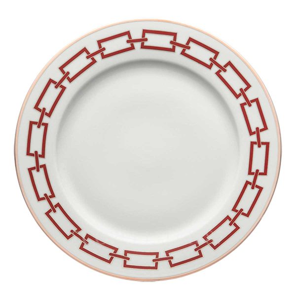 richard ginori presentation plate catene red