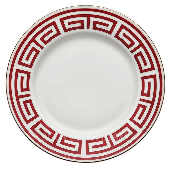 richard ginori presentation plate labirinto red