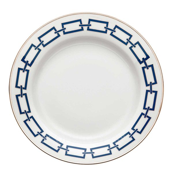 ginori catene blue round platter