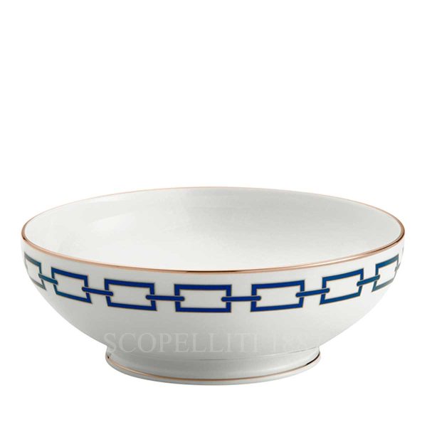 ginori catene blue salad bowl
