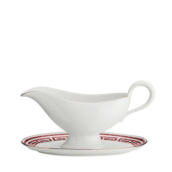 richard ginori sauce boat labirinto red