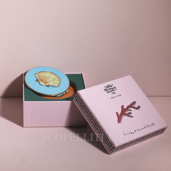 richard ginori set of 4 coasters il viaggio di nettuno