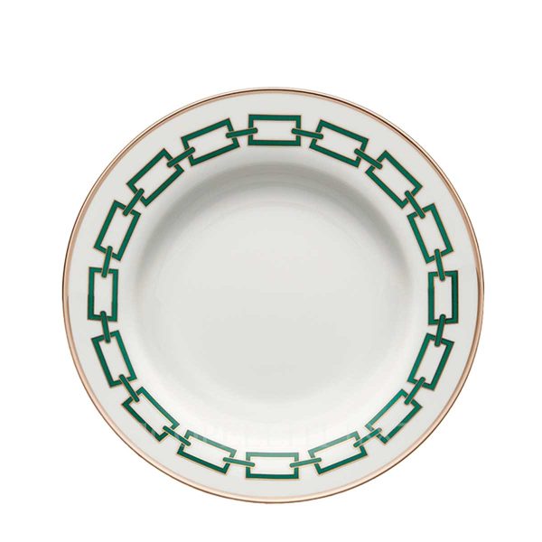 richard ginori soup plate catene green