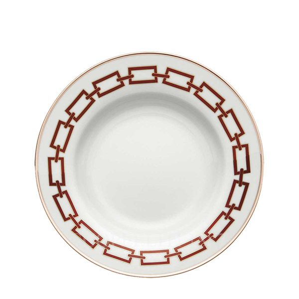 richard ginori soup plate catene red