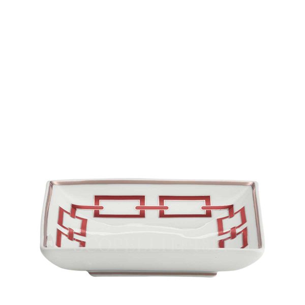 richard ginori square bowl catene red