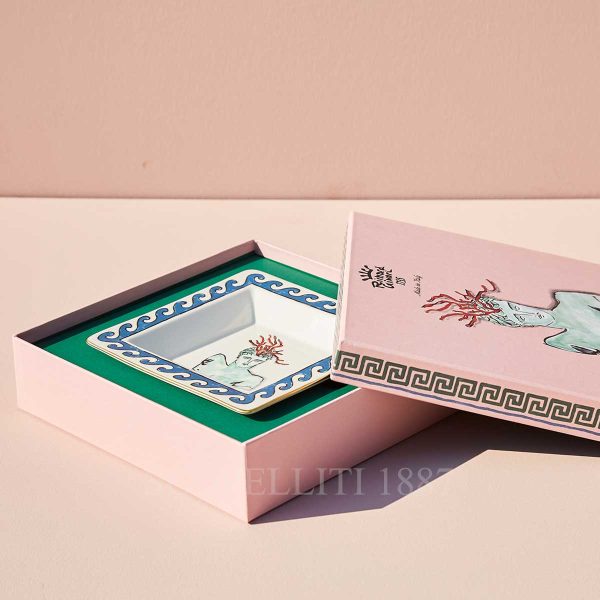 richard ginori square tray small white il viaggio di nettuno