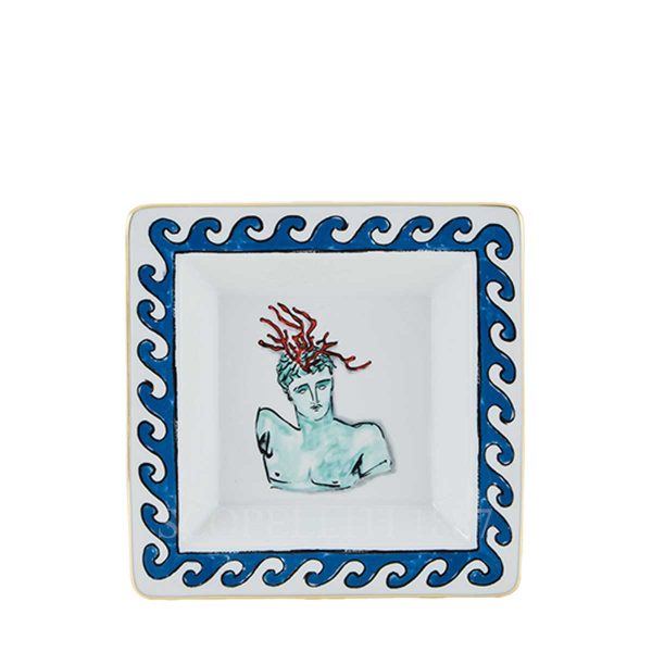 ginori square tray small white il viaggio di nettuno