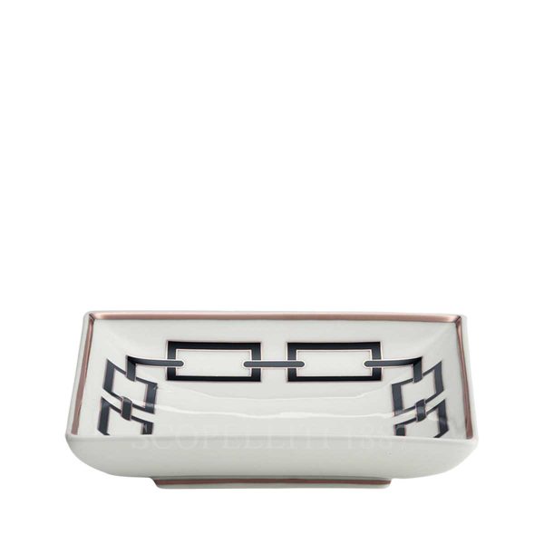richard ginori square plate catene black