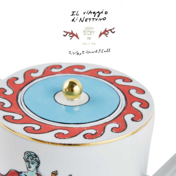 richard ginori teapot lid il viaggio di nettuno