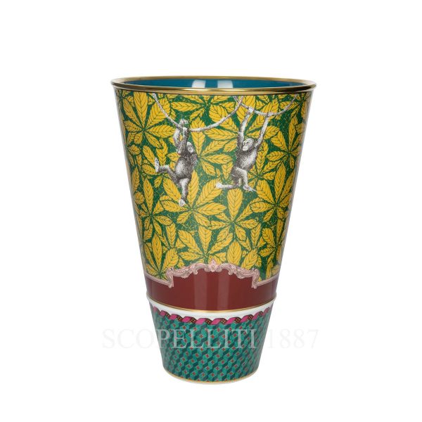 richard ginori vase totem monkey