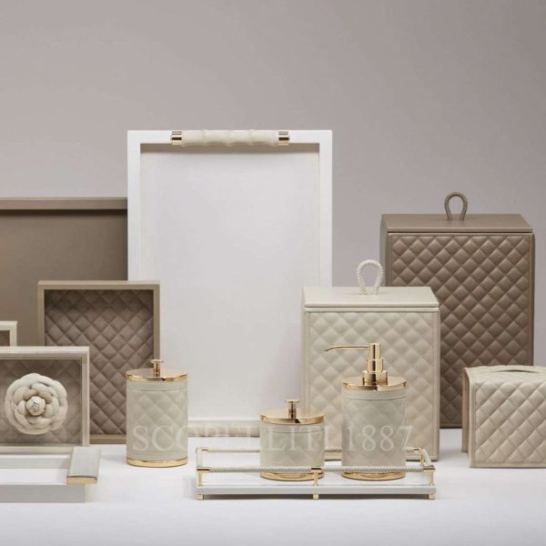 riviere bathroom accessories vanity gold