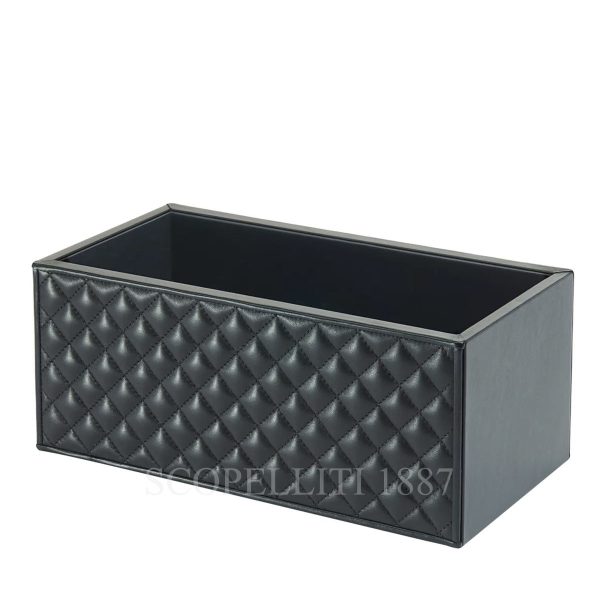 riviere leather box black vanity