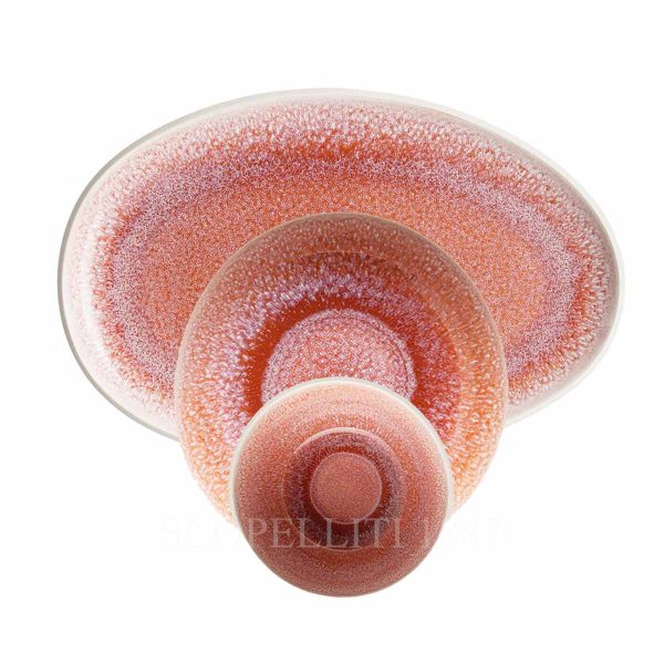 rosenthal junto rose quartz serving set