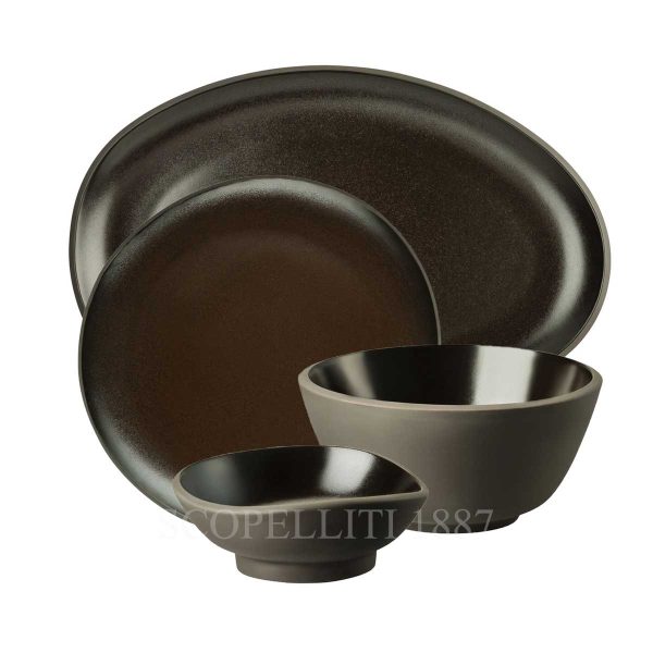 rosenthal junto slate grey serving set