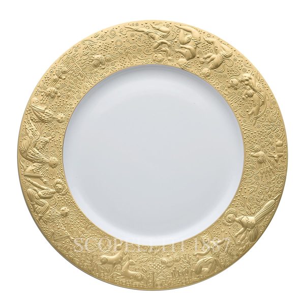 rosenthal studio-line magic flute round plate gold