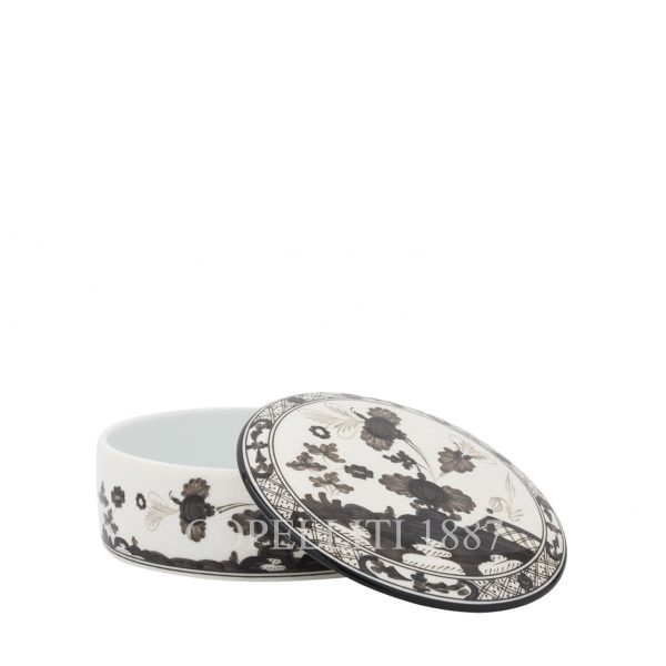 Ginori 1735 Round Box With Lid Oriente Italiano Albus
