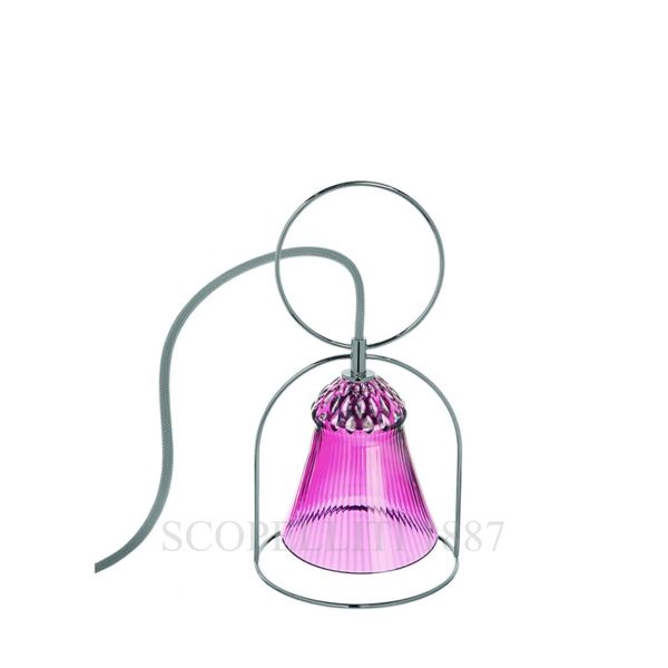 saint louis apollo amethyst designer table lamp