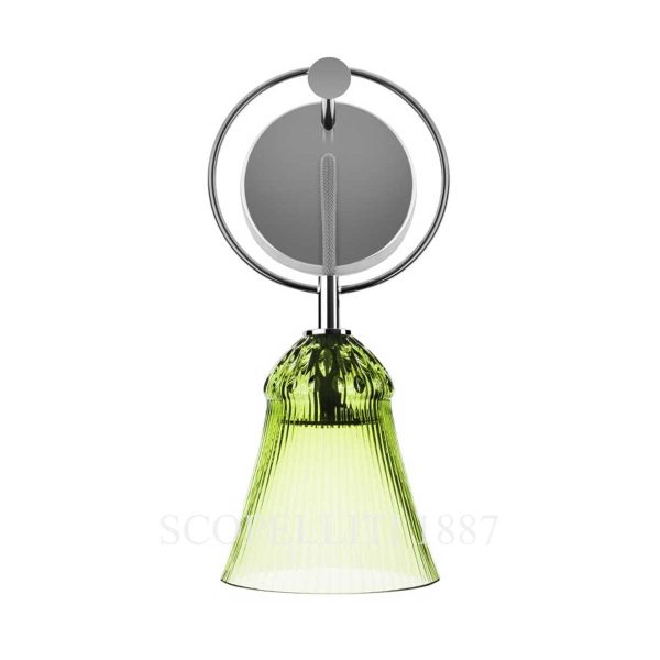 saint louis apollo chartreuse green sconce