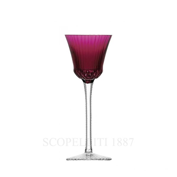 saint louis apollo amethyst crystal roemer wine glass