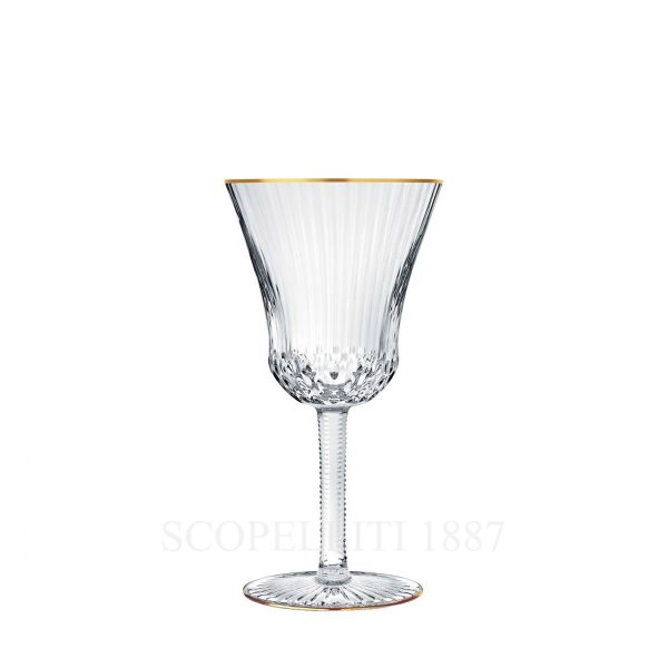 saint louis apollo gold american water glass