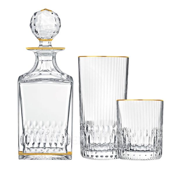 saint louis apollo gold bar glasses