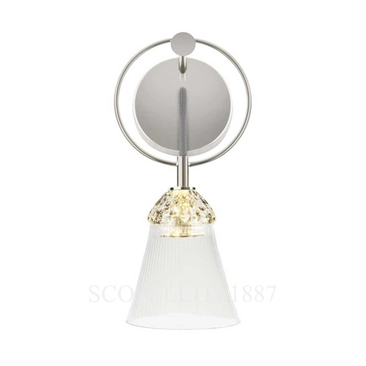 saint louis apollo sconce light on