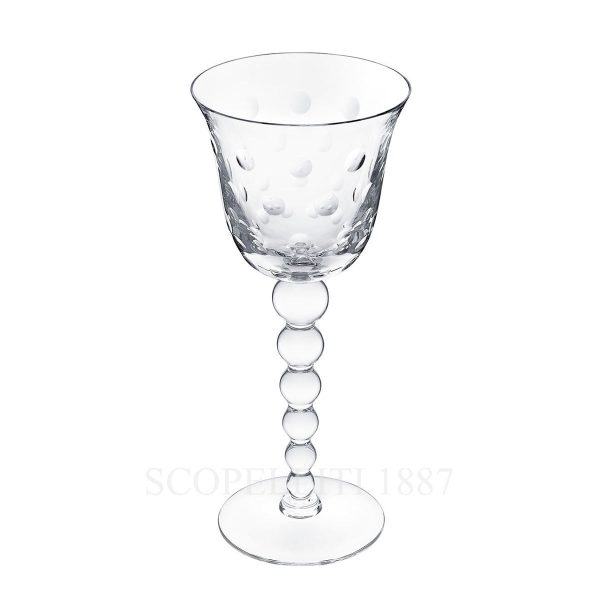 saint louis bubbles crystal american water glass