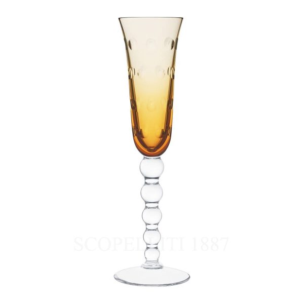 saint louis bubbles champagne flutes amber