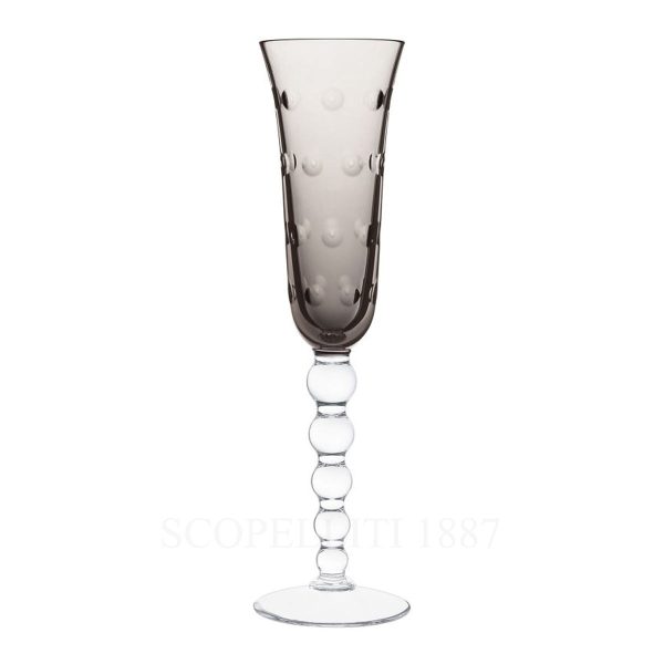 saint louis bubbles champagne flutes flannel grey