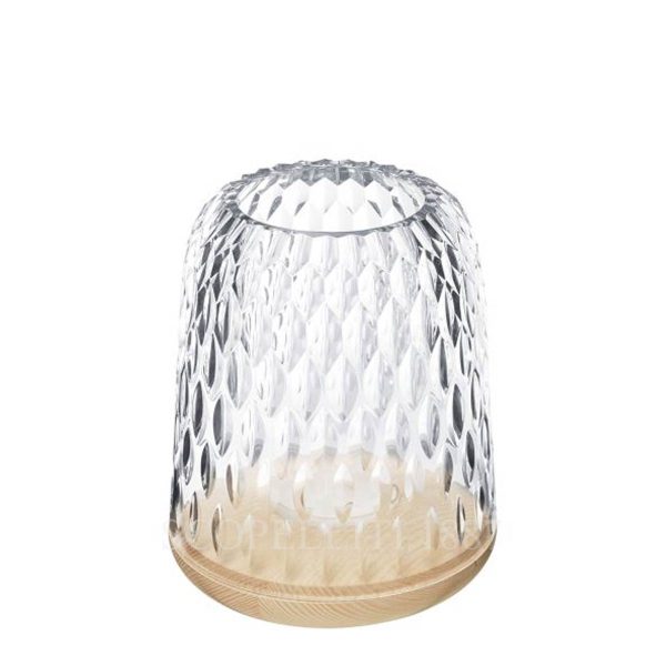 saint louis clear wood photophore