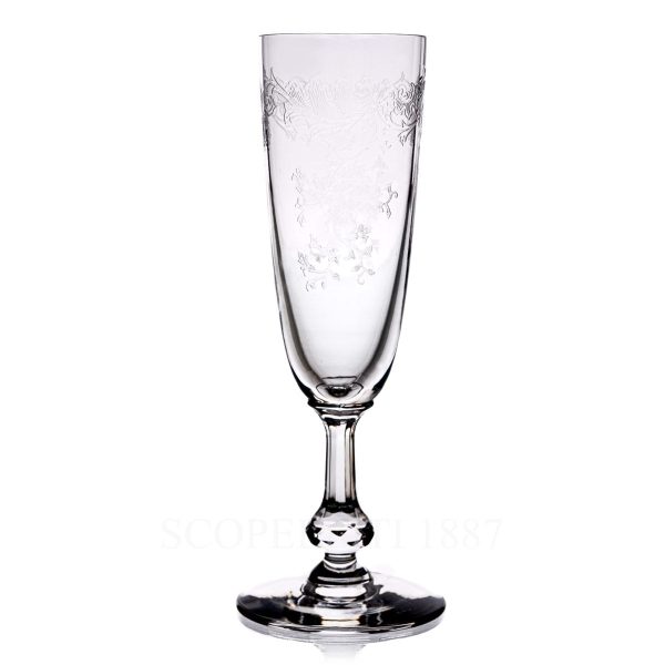 saint louis champagne flute cleo