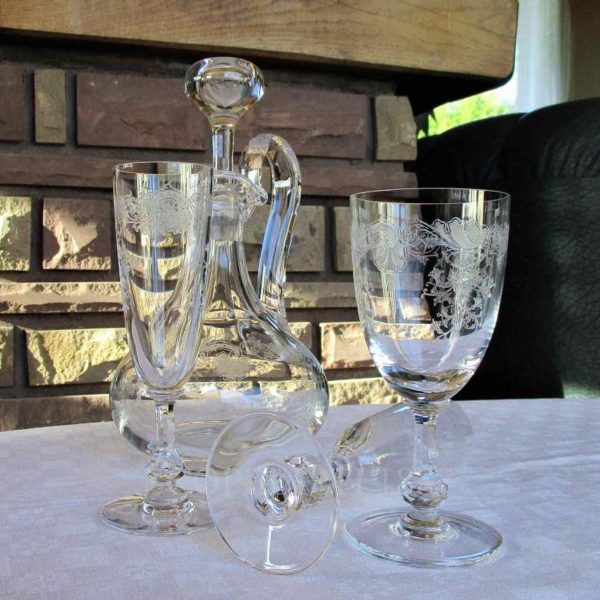 saint louis cleo crystal glass