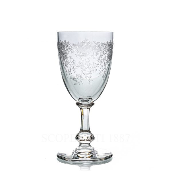 saint louis cleo wine burgundy glass