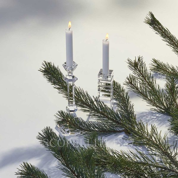 saint louis crystal candleholders