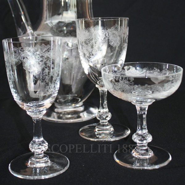 saint louis cleo crystal glass