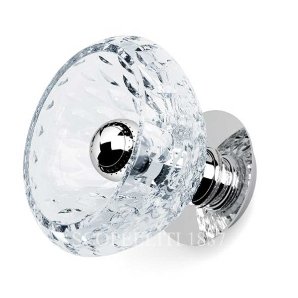 saint louis folia chrome plated finish sconce