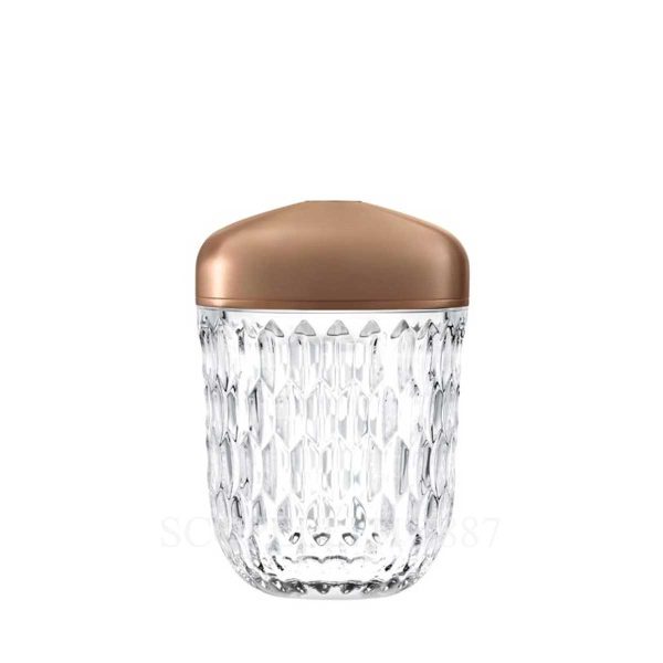 saint louis folia mini portable lamp in copper finish