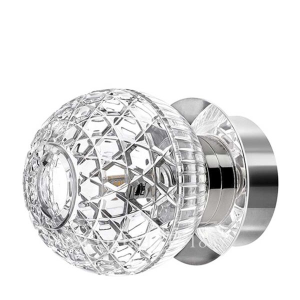 saint louis royal stainless steel finish sconce