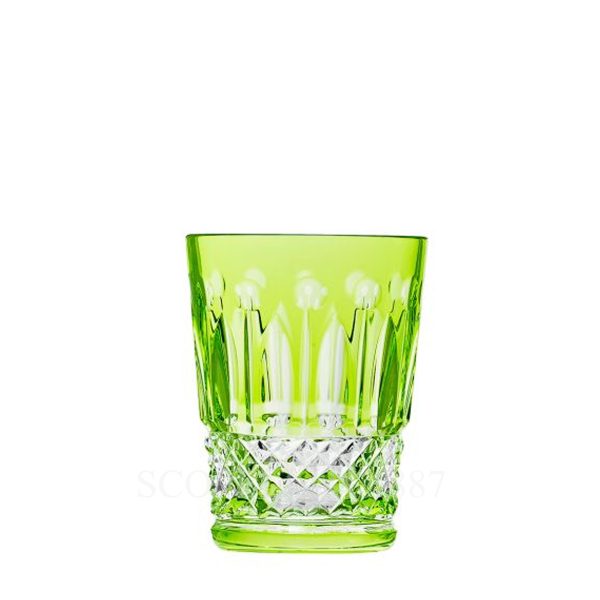 saint louis tommy chartreuse-green shot tumbler